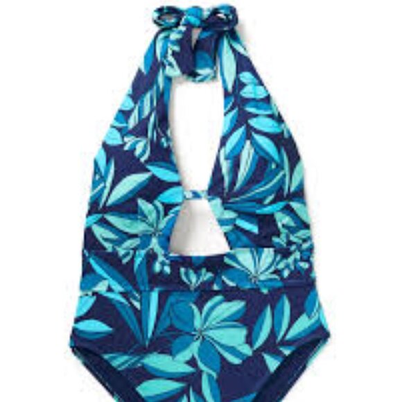 Adore Me Brinlee Tropical Blue One Piece Swimsuit - Picture 3 of 3